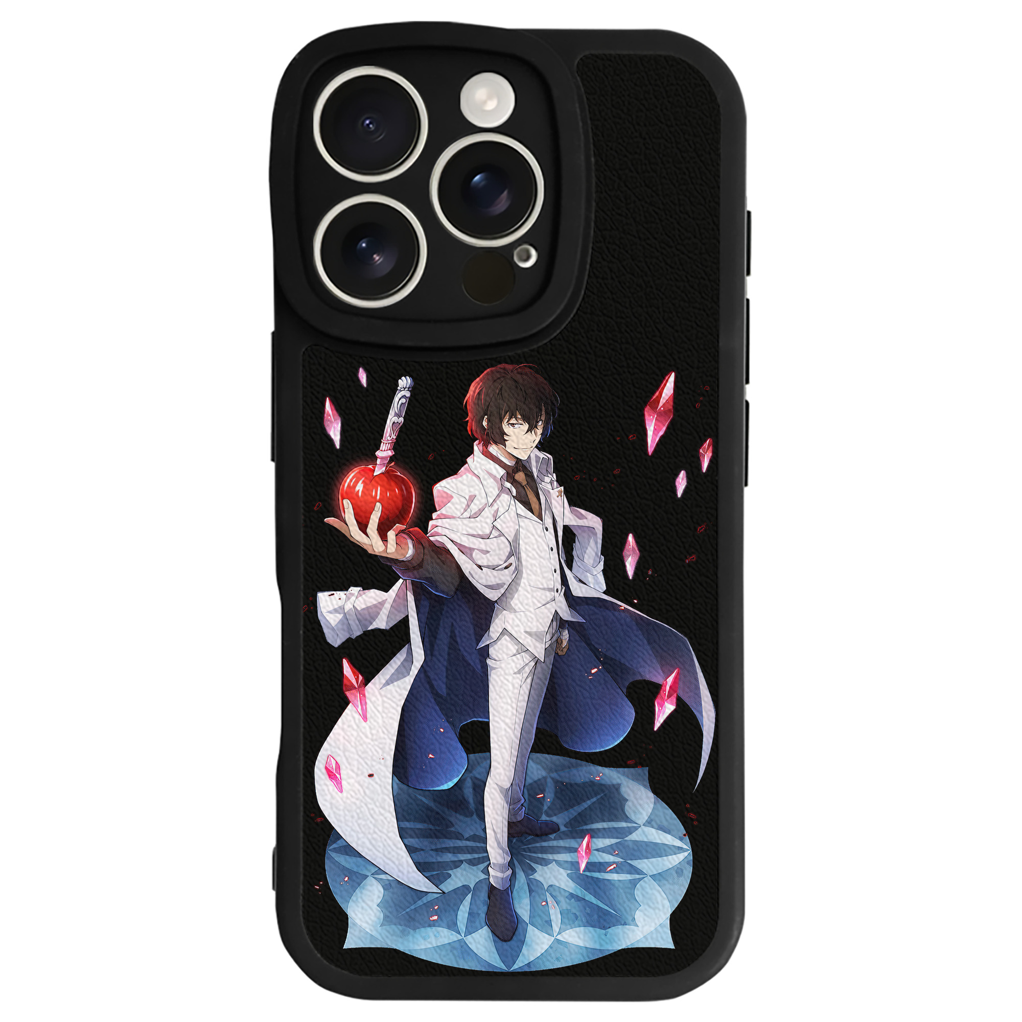 （画像用） 文豪ストレイドッグス Bungo Stray Dogs 【iPhone 16シリーズ対応】シリコンスマホケース（レザー調） 材質：シリコン
